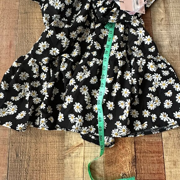 Missguided High Neck Smock Midi Dress With Daisy Print Pattern size 4 - Picture 5 of 9